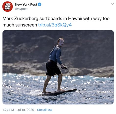 Zuckerberg has previously been pictured riding an efoil board in. White Sunscreen Face Mark Zuckerberg - News Vision Viral