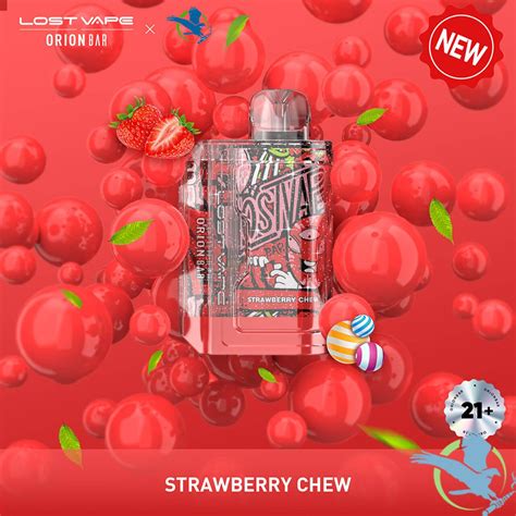 Lost Vape Orion Bar Disposable Puffs Sparkling Edition Strawberry