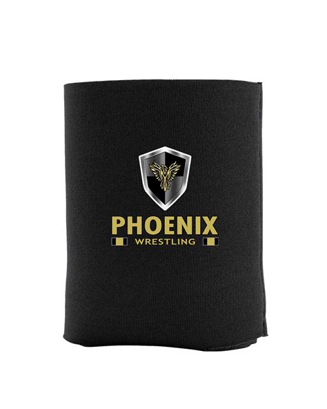 Phoenix Wrestling Club Girls Wrestling Stacked Koozie Blast Team Stores