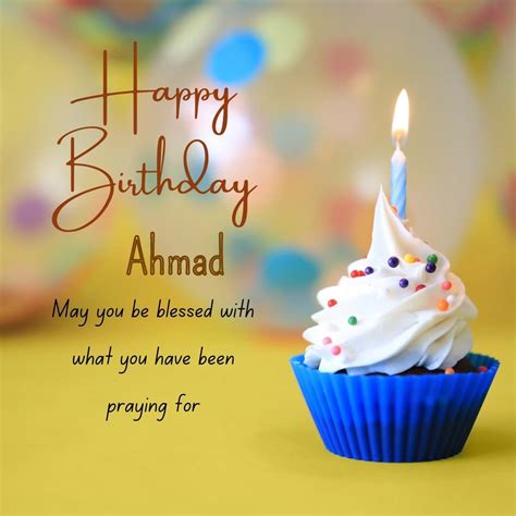 100 Hd Happy Birthday Ahmad Cake Images And Shayari