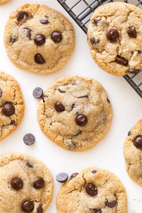 These simple, quick and easy to make, melt in mouth eggless almond cookies (badam biscuits) are made from powdered almond, whole wheat flour and butter. Almond Flour Cookies - Almond Flour Chocolate Chip Cookies - Paleo Gluten Free Eats / Almond ...