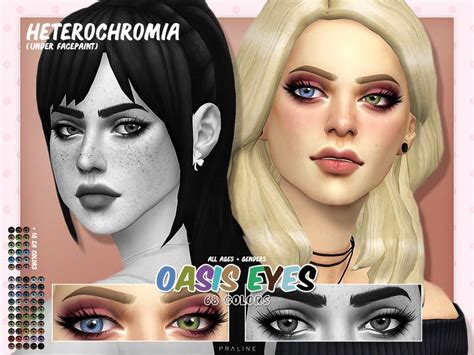 Custom Heterochromia Eyes Mods And Cc For The Sims 4 — Snootysims