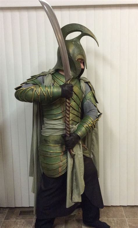High Elven Warrior Costume Build Lotr Elf Armor Fantasy Armor