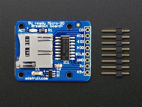 The moment you do it, a new file system is allocated to the secure digital device. MicroSD card breakout board+ : ID 254 : $7.50 : Adafruit Industries, Unique & fun DIY ...