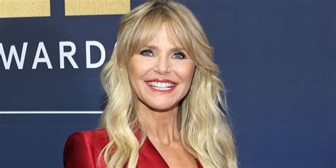 Christie Brinkley Rocks Toned Legs In A Red Swimsuit In Ig Pics