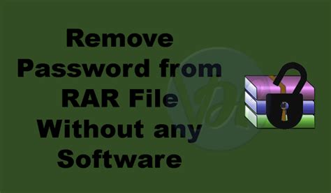 How To Open Password Protected Rar File Without Software