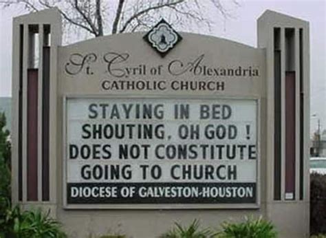 10 Of The Funniest Church Signs Ever