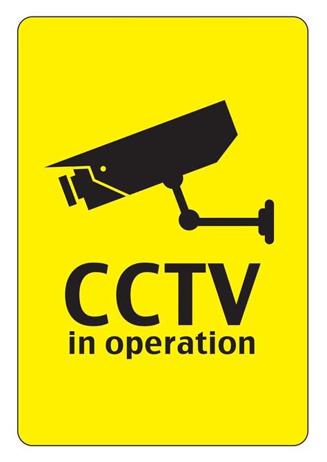 Cctv network diagram template sharing community allows users to freely post their great cctv network diagrams and share with others. CCTV Signs | Poster Template