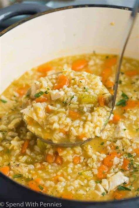 Chicken Rice Soup {Loaded with Veggies & Rice} - Spend ...