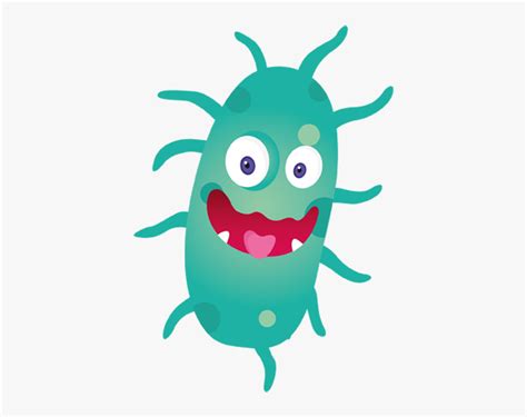Rod Shaped Bacteria Cartoon Hd Png Download Transparent Png Image