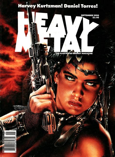 pin on heavy metal magazine cover art