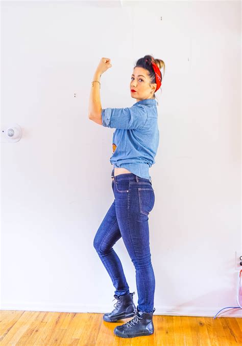 These creative halloween costume ideas are calling your name. Rosie the Riveter Halloween Costume - Jersey Girl, Texan Heart