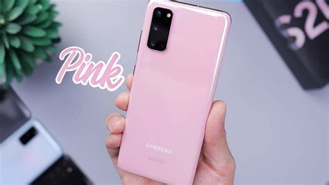 Pink Galaxy S20 Unboxing And First Impressions Youtube
