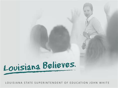 Ppt Louisiana State Superintendent Of Education John White Powerpoint