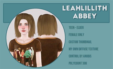 Poisonfireleafs Leahlillith Hairs Meshes By Emily Cc Finds