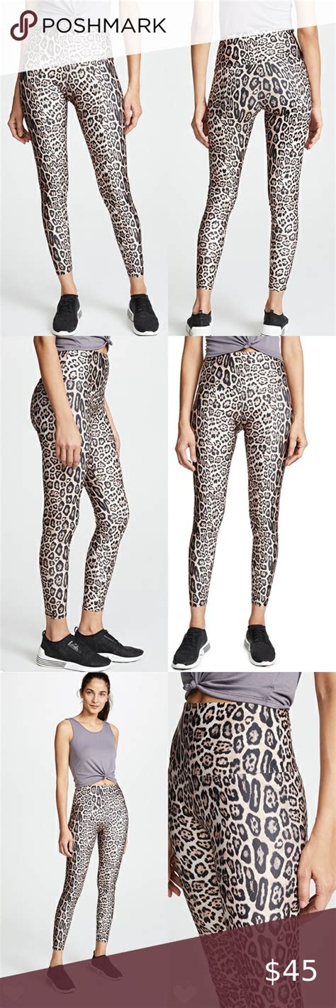 Onzie High Rise Leopard Leggings Full Length Ml Leopard Leggings Clothes Design Pants For Women
