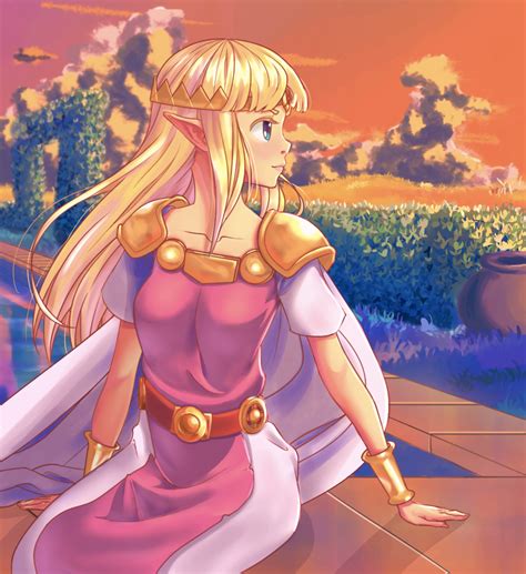 A Link Between Worlds Princess Zelda by Arurein on DeviantArt