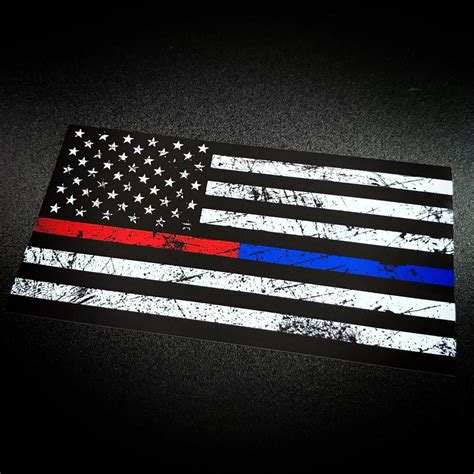 Flag, is the national flag of the united states. AMERICAN FLAG Rustic Red & Blue Stripe - Sticker
