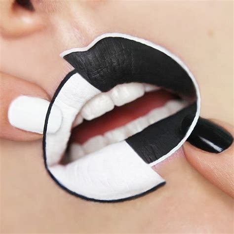 Black And White Lip Art Lips Lipart Lipstick For Fair Skin Lipstick