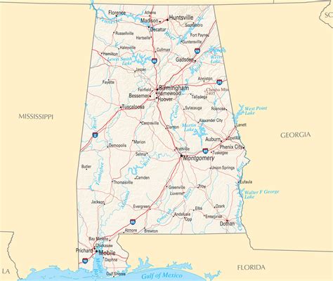 Colleges And Universities Alabama Colleges And Universities Map