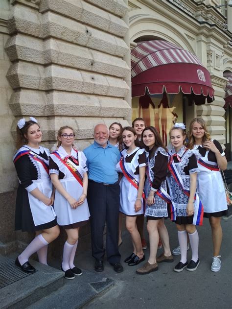 Harold Surrounded By Russian Schoolgirls Rpics