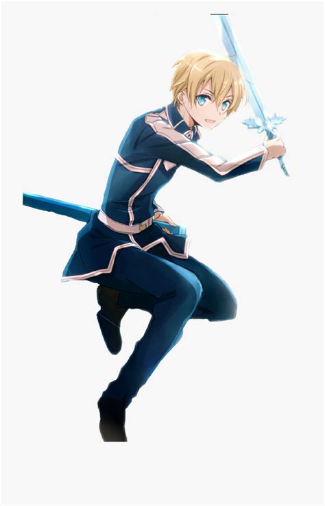 Eugeo Sao Animeboy Anime Boy Blond Blue Freetoedit Sword Art Online Eugeo Png