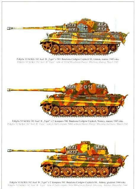 Panzer Vi Ausfb Tiger Ii Variants Tanks Military Tank Warfare War