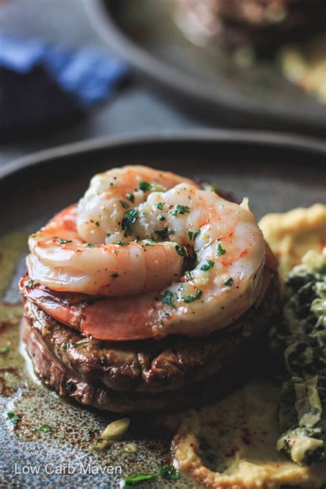 Steak And Shrimp Surf And Turf For Two Low Carb Maven