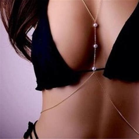 Body Chain Jewelry Bikini Waist Gold Belly Sexy Beach Harness Slave