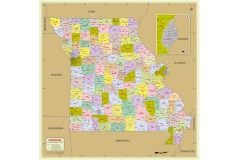 Missouri Zip Code Map