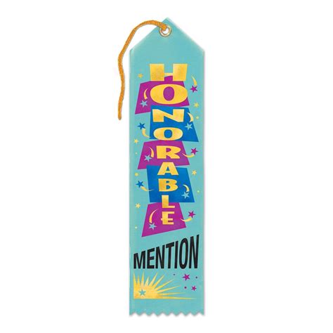 honorable-mention-award-ribbon-award-ribbon,-beistle,-award-ribbons