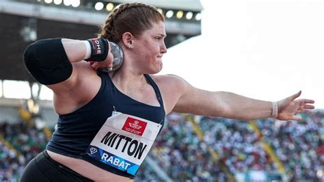 Humbled In Rabat A Healthy Sarah Mitton Set For Stacked Shot Put At