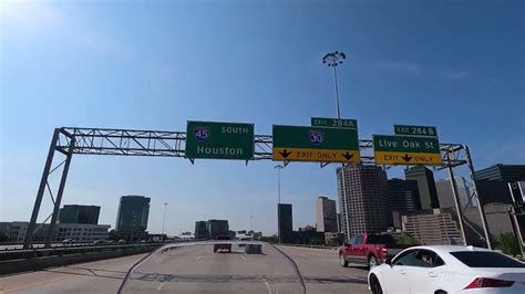 Dallas Downtown Freeways I75 To I45 To Downtown Youtube
