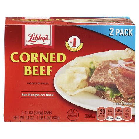 Libbys Corned Beef 2 Pack 12 Oz Cans Canned Meat Meijer Grocery