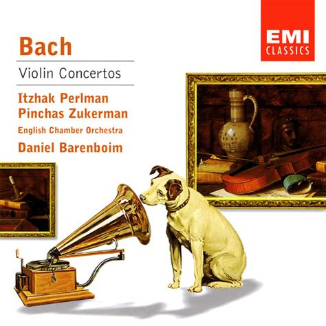 Violin Concertos By Johann Sebastian Bach Itzhak Perlman Pinchas Zukerman English Chamber