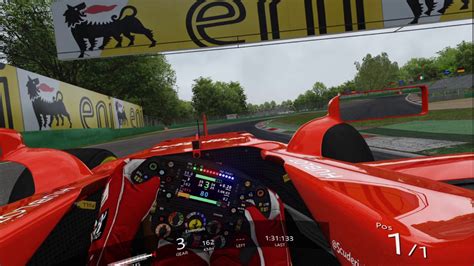 Virtual Reality F1 Ferrari Sf70h At Monza Gameplay Assetto Corsa