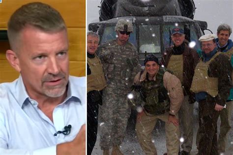 Erik Prince Hits Back At Biden Says Blackwater Contractors Rescued Him