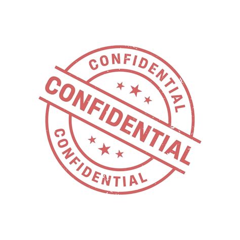 Premium Vector Confidential Stamp Confidential Grunge Round Sign