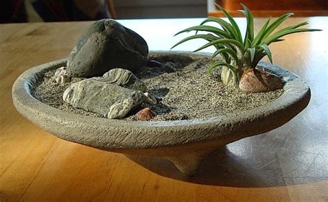 Learn how to create an indoor moss garden with a few simple materials and bring the beauty of nature outside into your home. Peaceful ZEN Garden Concrete Planter and Air Plant by ...