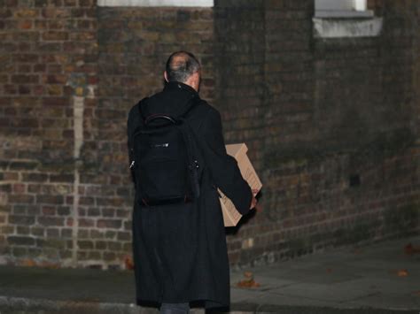 He was photographed leaving the building on friday afternoon carrying a cardboard box. Why is Dominic Cummings leaving Downing Street? | Shropshire Star