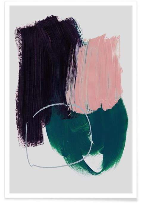 Abstract Brush Strokes 10 Poster Juniqe