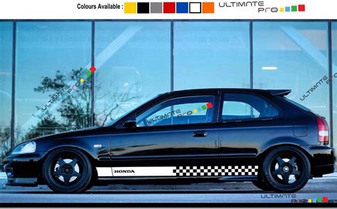 Honda Civic Sticker Stripes Kit 2016 Present