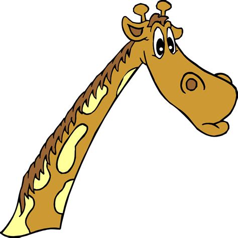Cartoon Giraffe Head Clipart Best