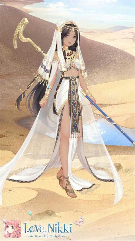 pin by cely on love nikki egyptian girl egypt girls anime outfits