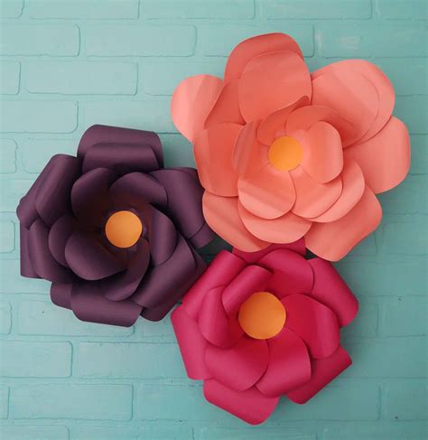 How To Make Large Paper Flowers Weekend Craft