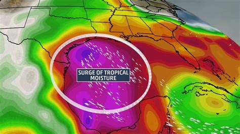 Invest 91l To Pump Tropical Moisture Surge Toward Texas And Louisiana By This Weekend The