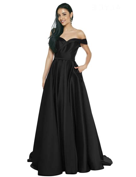 Sexy Off The Shoulder Prom Dresses For Women Long Empire Waist Party
