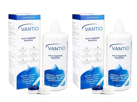 Vantio Multi Purpose 2 X 360 Ml Med Etuier Kontaktlinser