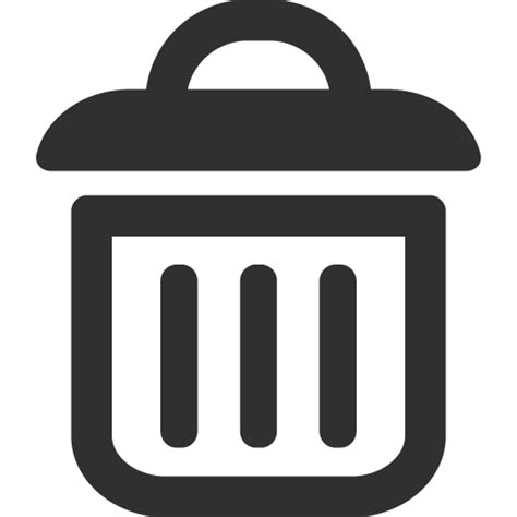 Icon Trash Can Png Transparent Background Free Download 28686