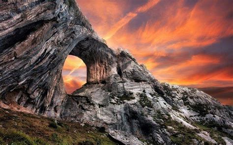 nature, Landscape, Rock Formation, Cliff, Sunset, Rock Wallpapers HD ...